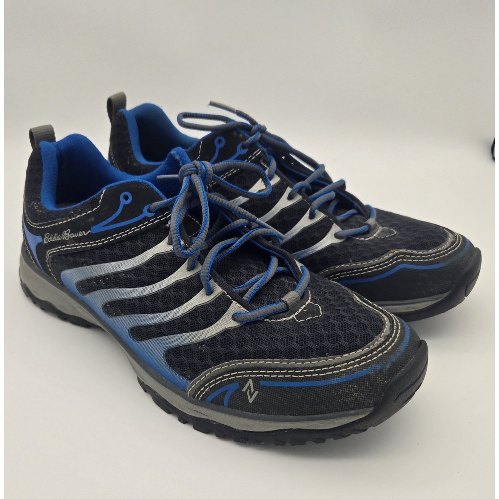EDDIE BAUER Men's Running Athletic‎ Sneakers Shoes Gray Blue 3395-400 Size 9.5